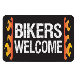 Biker Välkomna Motorcykelhändelse eller affärsverk Magnet