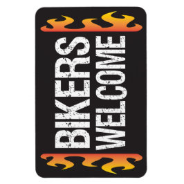 Biker Välkomna Motorcykelhändelse eller affärsverk Magnet