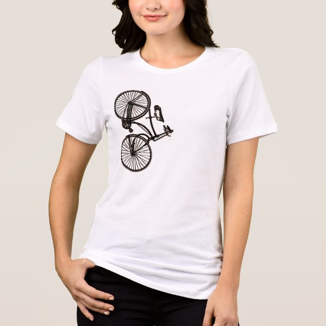 Biker Vintage Bike T-shirt (Framsida)
