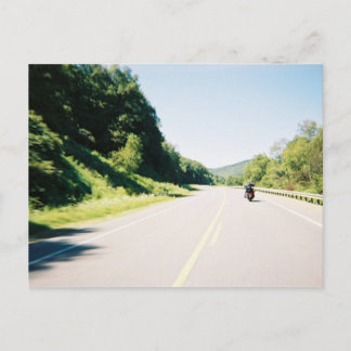 Biker vykort - en vacker rid