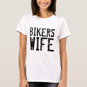 BIKER WIFE t-shirts