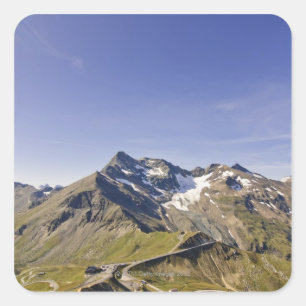 biker´s pekar, grossglockner Fyrkantigt Klistermärke