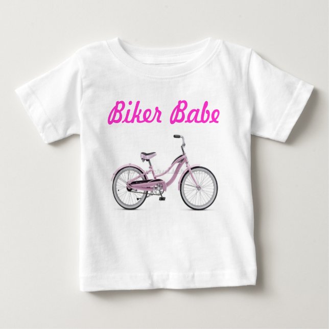 BikerBabe - och stolt av det! T-shirt (Framsida)