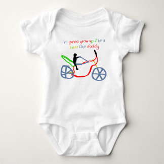 Bikerbabybabyen växer t-shirt
