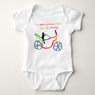 Bikerbabybabyen växer tee