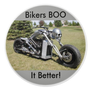 BikerBU det bättre skelett- motorcykelknoppar Knopp