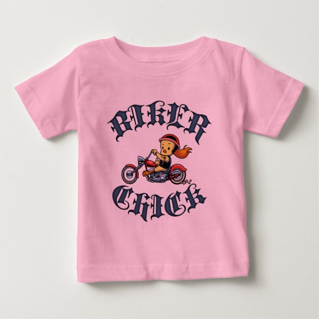 Bikerchick II Tee Shirt (Framsida)