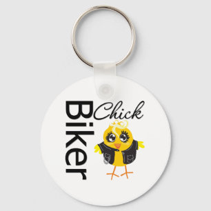 Bikerchick Nyckelring