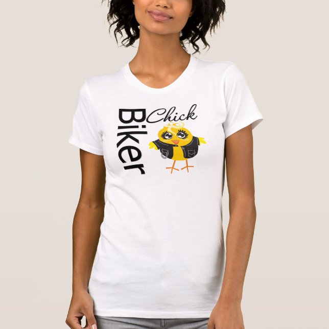 Bikerchick Tee Shirt (Framsida)