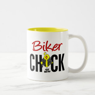 Bikerchick Två-Tonad Mugg