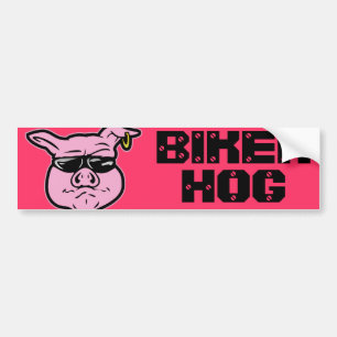 BikerHog Bildekal