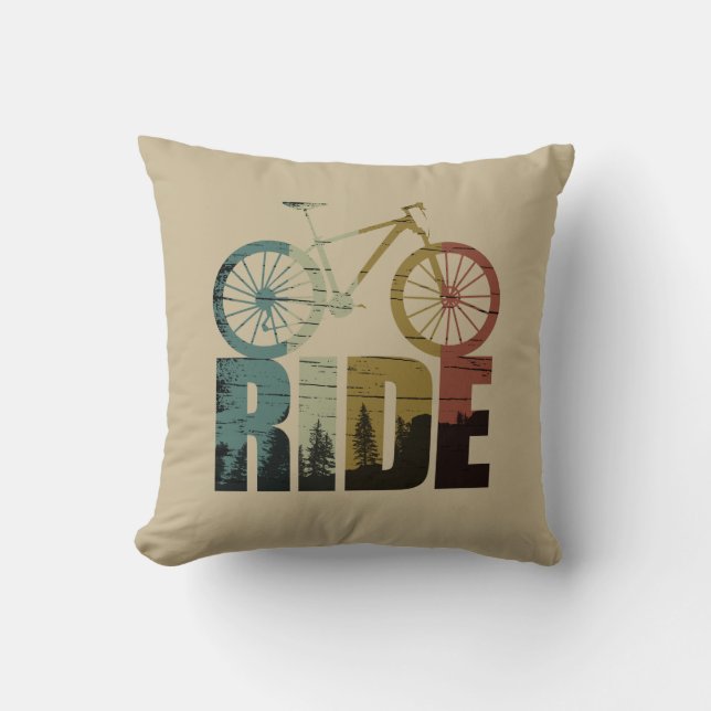 Bikerider för berg kudde (Framsida)