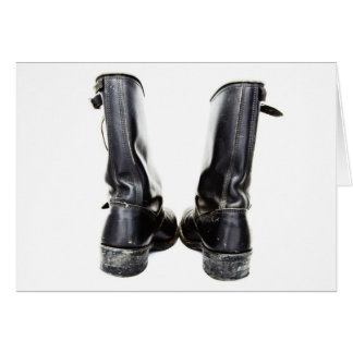 Bikerkängor 2 hälsningskort