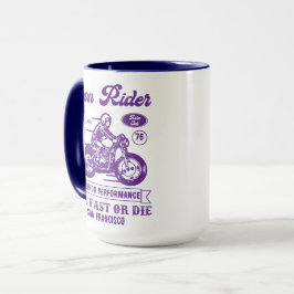 Bikerklubb stil Iron Rider Mugg