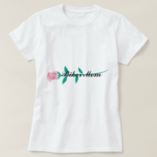 Bikermamma w/pinkrose 2 t shirt