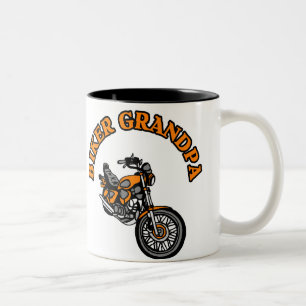 BIKERMORFAR Två-Tonad MUGG