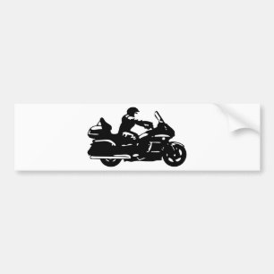 bikermotorcykelmoto som goldwing bildekal