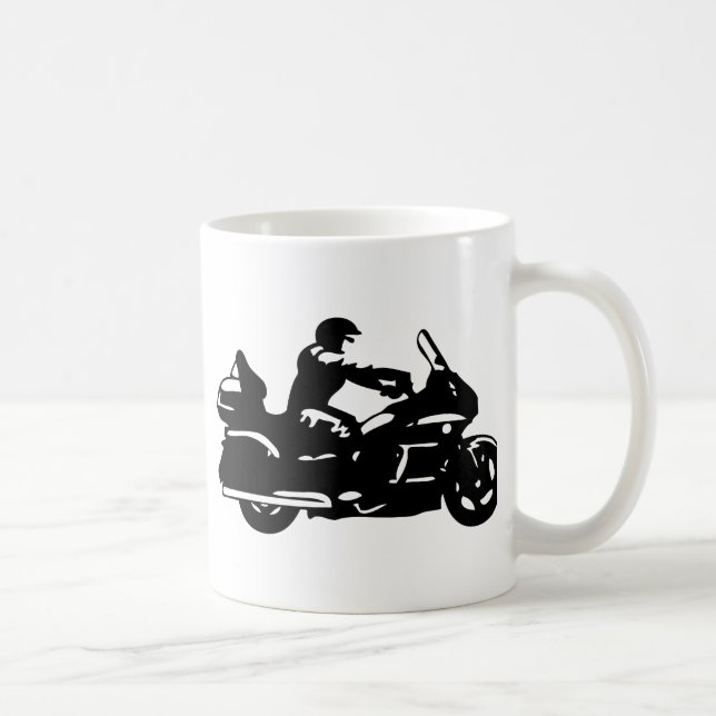 bikermotorcykelmoto som goldwing kaffemugg (Höger)