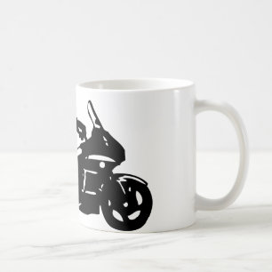bikermotorcykelmoto som goldwing kaffemugg