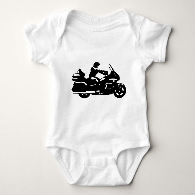 bikermotorcykelmoto som goldwing t-shirt (Framsida)