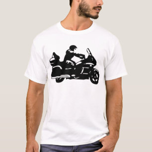 bikermotorcykelmoto som goldwing t shirt