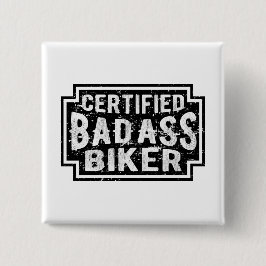 Bikerna auktoriserad Badass Knapp