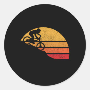 Bikerna Bike Mtb Downhill Biking Cycling Runt Klistermärke