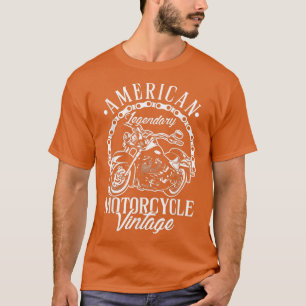 Bikerna för Vintage av motorcyklar i USA Manar T Shirt