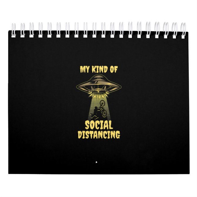 Bikerna Lättare fjällbike citattecken cyklist Kalender (Omslag)