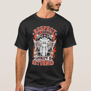 Bikerna respekteras om förmånen returneras till mo t shirt