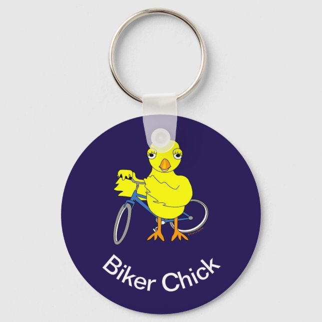 Bikernas Chick Nyckelring (Framsida)