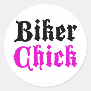 Bikernas Chick Runt Klistermärke
