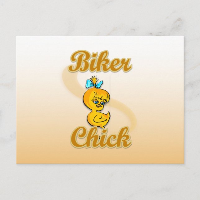 Bikernas Chick Vykort (Framsida)