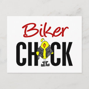 Bikernas Chick Vykort