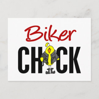 Bikernas Chick Vykort