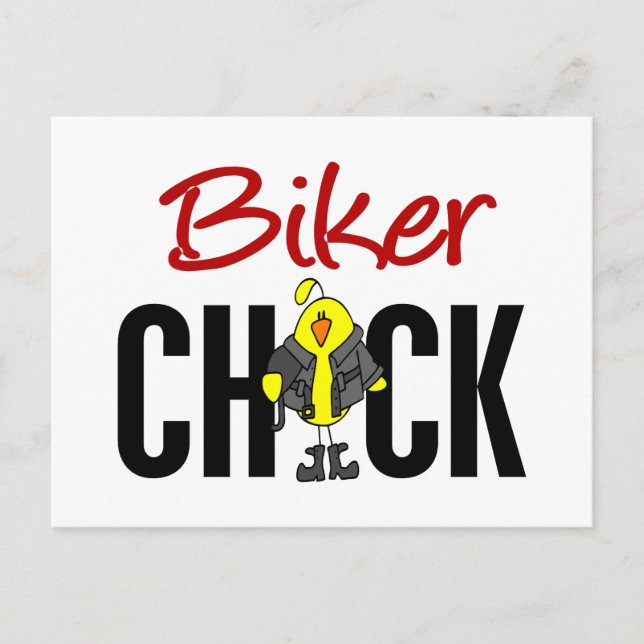 Bikernas Chick Vykort (Framsida)