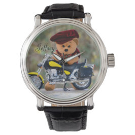 Bikernas Teddy - med ditt namn - Armbandsur