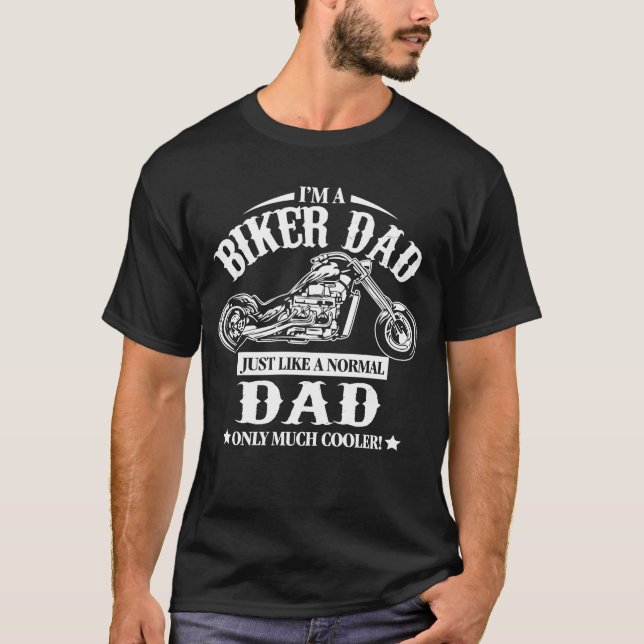 Bikerpappa T-shirt (Framsida)