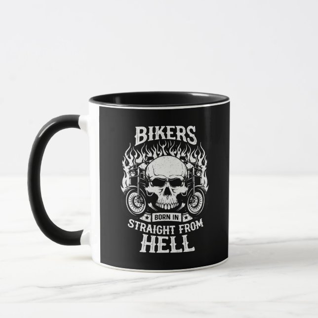 Bikers Born In Straight From Hell, Mug Mugg (Vänster)