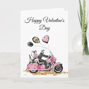Bikers motorcykelvalentin kort