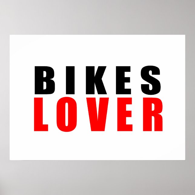 Bikes älskare poster (Framsidan)