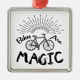 Bikes är magiska julgransprydnad metall