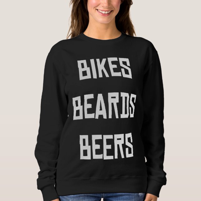 Bikes beards and beer t shirt (Framsida)