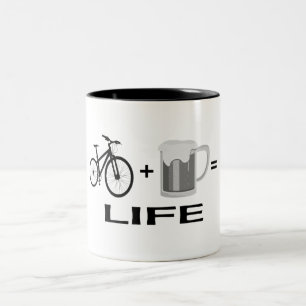 Bikes & Beer! Två-Tonad Mugg