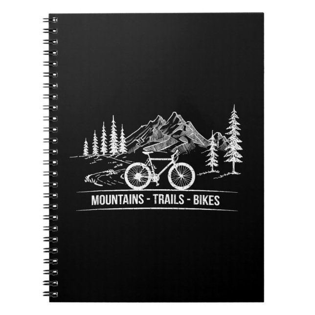 Bikes - Cyclist Bike Rider Bicycle Anteckningsbok (Framsidan)