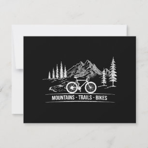 Bikes - Cyclist Bike Rider Bicycle Julkort