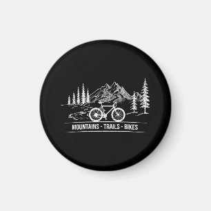 Bikes - Cyclist Bike Rider Bicycle Magnet