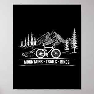 Bikes - Cyclist Bike Rider Bicycle Poster