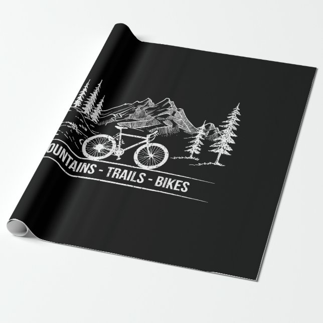 Bikes - Cyclist Bike Rider Bicycle Presentpapper (Utrullad)