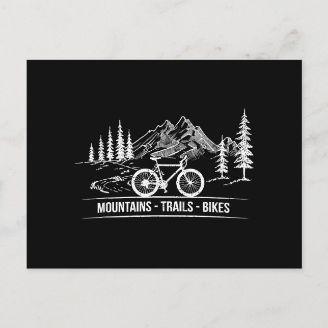 Bikes - Cyclist Bike Rider Bicycle Vykort (Framsida)